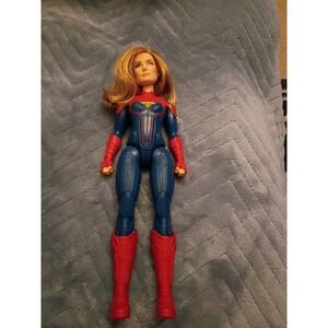 Good Used Condition Captain Marvel Avengers Movie 12" Hero Doll Figure Hasbro